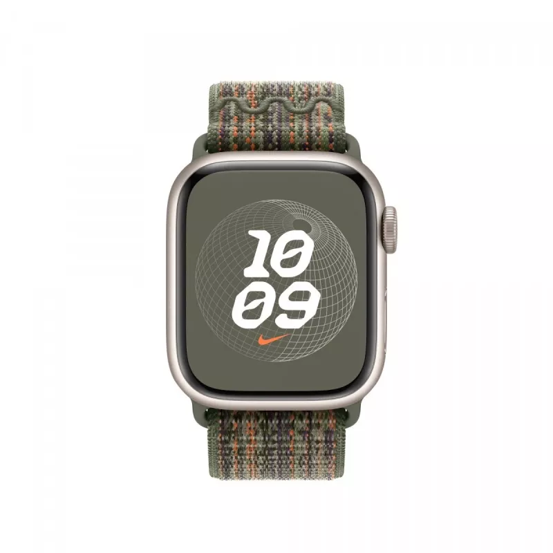 Bright Sequoia/Oranje Nike Sport Loop 41 mm