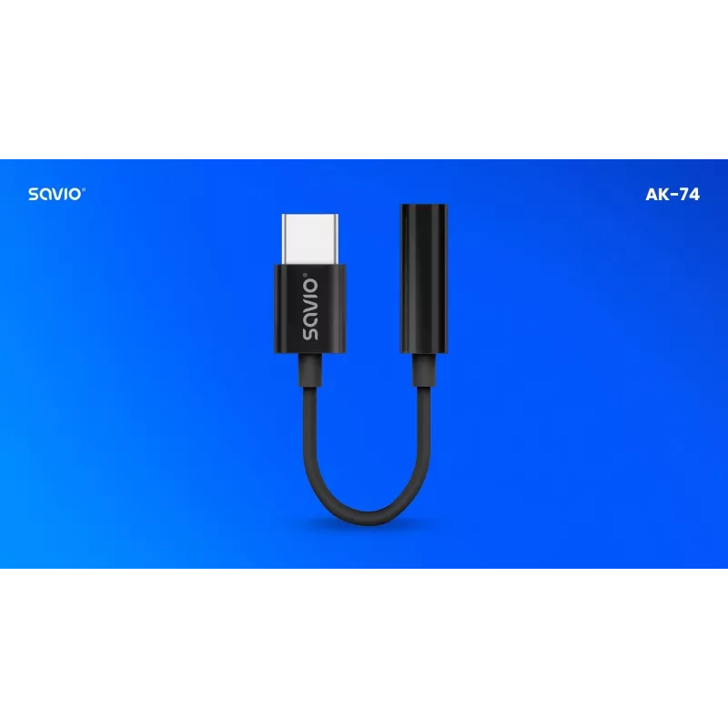 Audio-adapter USB-C jack 3,5mm AK-74