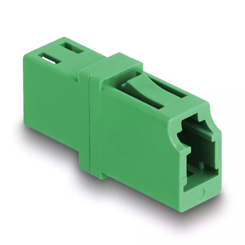 Optische vezelkoppeling LC simplex female naar LC simplex female APC groen DeLOCK 87984