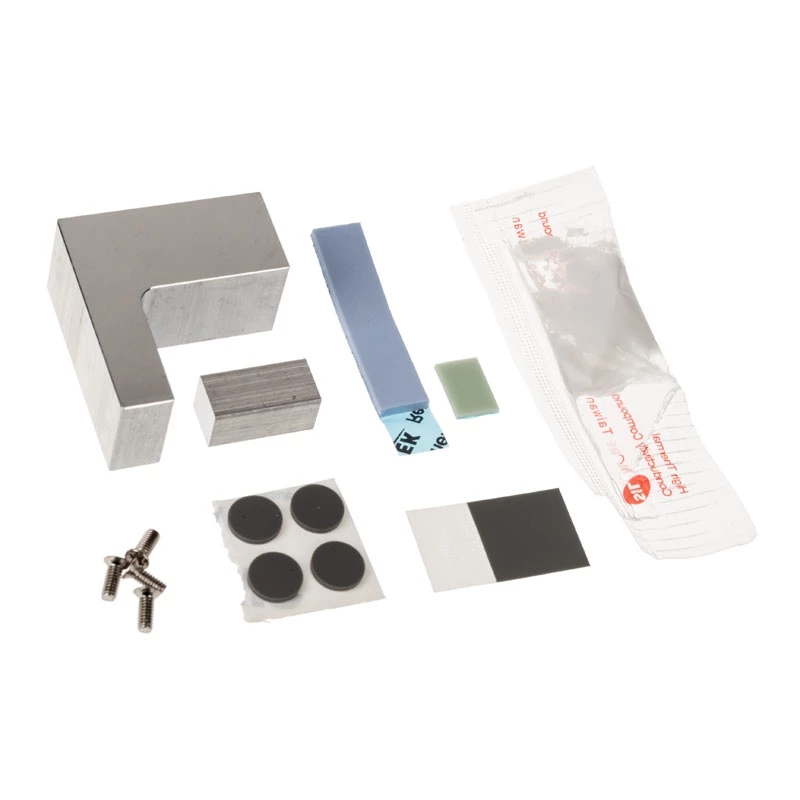 Akasa aluminium behuizing voor Raspberry Pi 4B met thermal-kit - zilver (A-RA09-M1S)