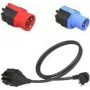 Stopcontactadapter NRGkick NRGkick Smart Attachment Set Standard zwart blauw rood