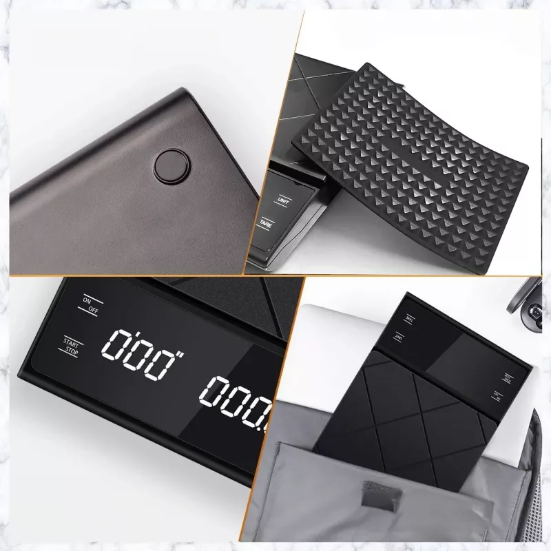Keukenweegschaal Extralink EX.32266 met LCD-display – koffieweegschaal, compact voor thuisgebruik