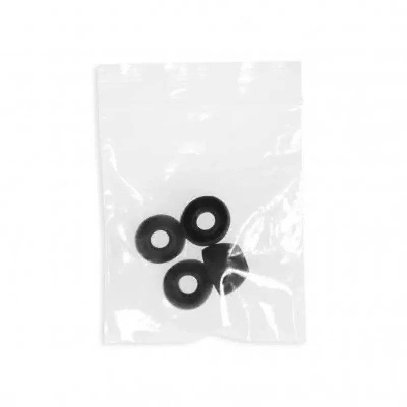 In-ear-koptelefoon met ritssluitingontwerp en microfoon