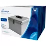 MEDIARANGE BOX76 - opbergbox - 300 discs - zilver - fleece - kunststof - hout - 120 mm - aluminium