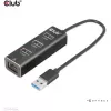 USB-hub CLUB3D USB 3.2 Gen1 Type-A met 3 aansluitingen en Gigabit-Ethernet