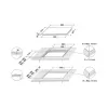 WHIRLPOOL inductiekookplaat WL B4560 NE/W, 60 cm, wit
