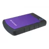 Transcend StoreJet 25H3P - harde schijf - 4TB - extern (draagbaar) - 2.5 (6,4 cm) - USB3.0 - 256-bit AES - paars (TS4TSJ25H3P)