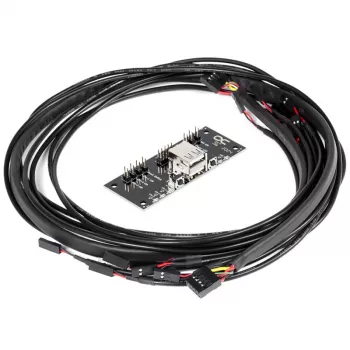 Interne stroomkabel Alphacool 25054 80 m rechte stekker