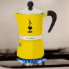 Moka pot Bialetti Rainbow zwart geel