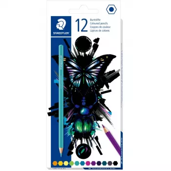 Kleurpotloden set Staedtler 146 C12 E1 — meerkleurig, 12 stuks, zachte punt