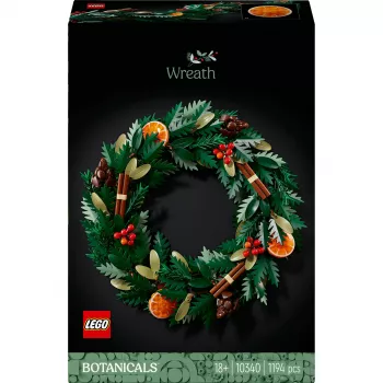 LEGO 10340 Icons kerstkrans bouwspeelgoed