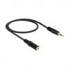 Audiokabel 3,5 mm M-F DeLOCK 83762 0,5 m zwart