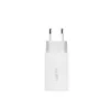 Dubbele USB-stopcontactadapter 65W, 2xUSB-C, wit