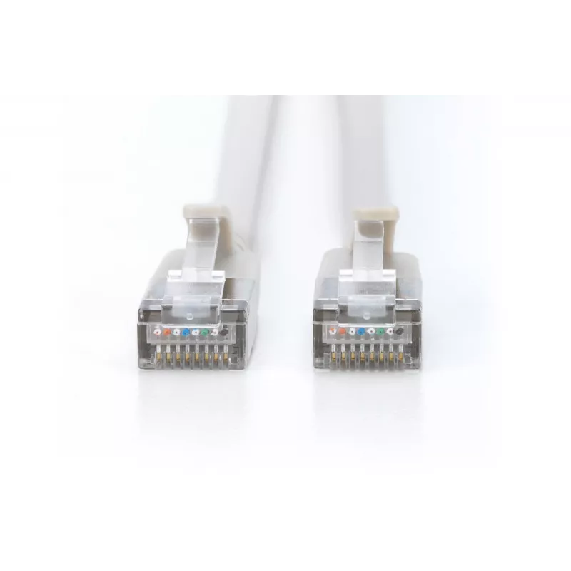 Netwerkkabel Digitus CAT 6A F/FTP RJ-45 2m grijs