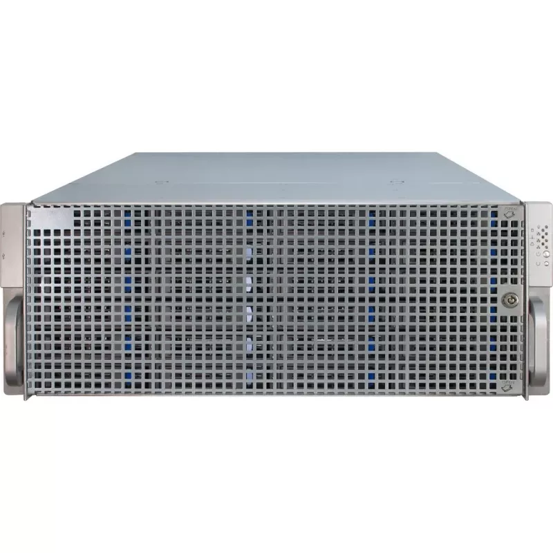 Serverbehuizing Inter-Tech 4U-4424 rack zwart, zilver