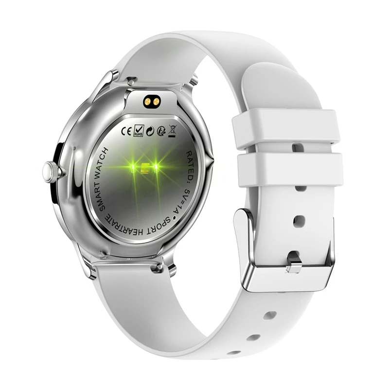 Smartwatch Colmi V89 zilver met Bluetooth en hartslagmeter
