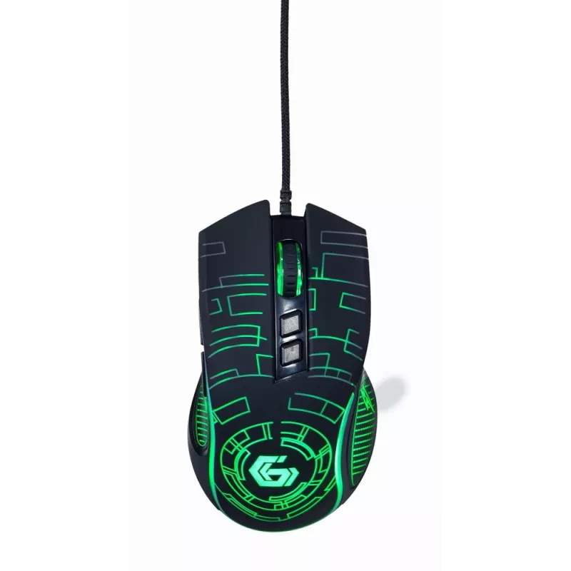 Gembird MUSG-RGB-01 muis voor rechtshandigen USB Type-A 3600 DPI