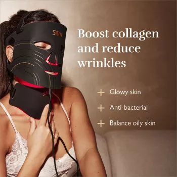 Lichttherapieapparaat voor de huid Silk'n FNLM2PEU001 — zwart, op batterijen, anti-aging/anti-rimpel