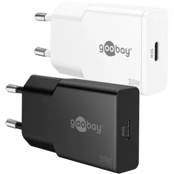 Goobay USB-C™ PD GaN snellader slank (30 W) zwart
