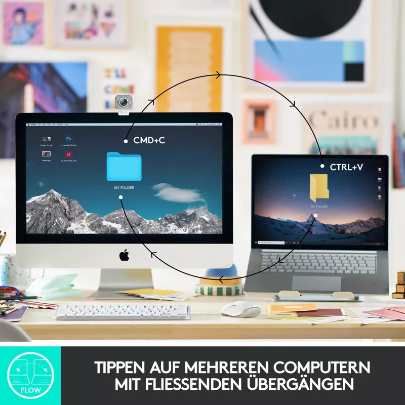 Mxkeys Mini draadloos verlicht toetsenbord grafiet - UK - Intnl