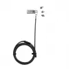 DICOTA D31713 kabelslot zwart 2 m