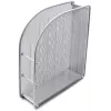 Verticale opberger FORPUS FO30559, geperforeerd plaatstaal, 7 cm hoogte, zilver