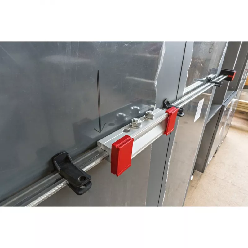 Bessey korpusklem verlenging KBX20, aluminium, rood