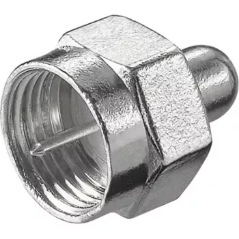 Wentronic goobay - coaxiale afsluitweerstand - F-stekker (11393)