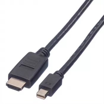 Mini DisplayPort-kabel VALUE Mini DP-HDTV M/M 3 m