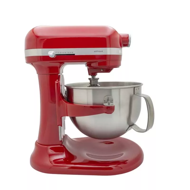 KitchenAid 5KSM60SPXEER keukenmachine 375 W grijs, rood, roestvrij staal