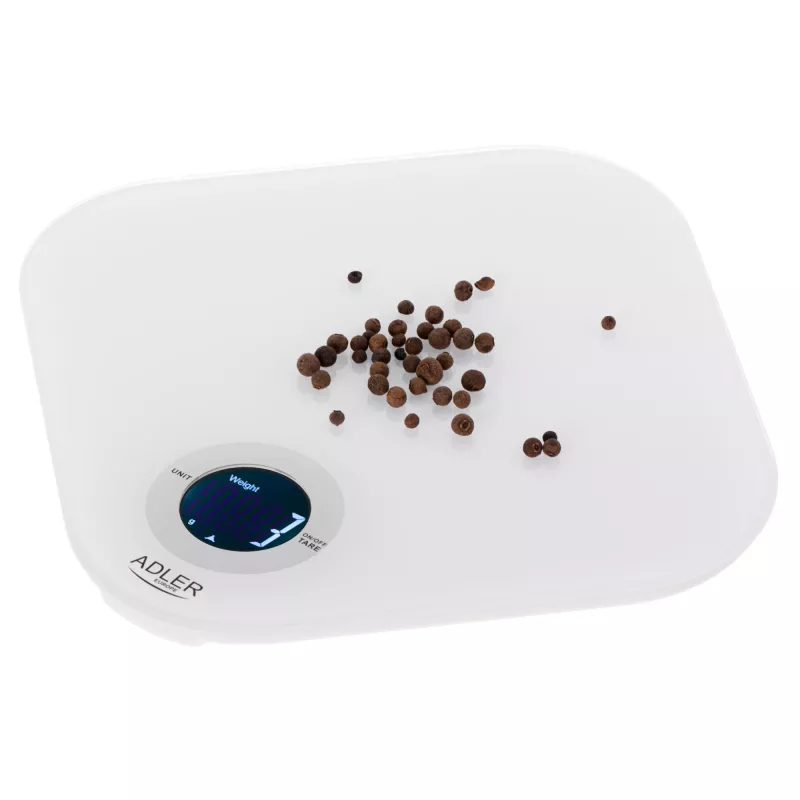 Keukenweegschaal Adler AD 3180 verdeling 1 g LCD wit