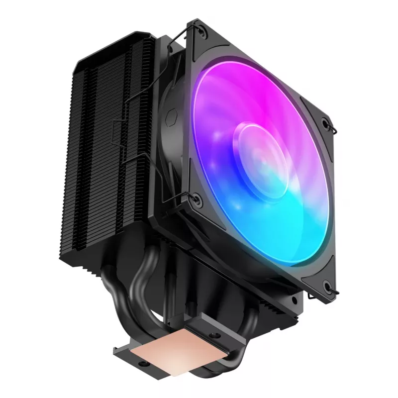Luchtkoeler Cooler Master Hyper 212 3DHP zwart ARGB — 120mm-ventilator, compatibel met LGA1700/AM5/AM4