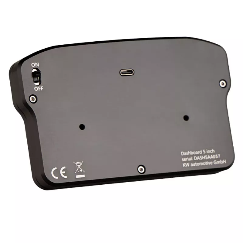 Stuurwiel-dashboardpaneel Ascher Racing 5 inch model 76080029 voor sim-racing-displays