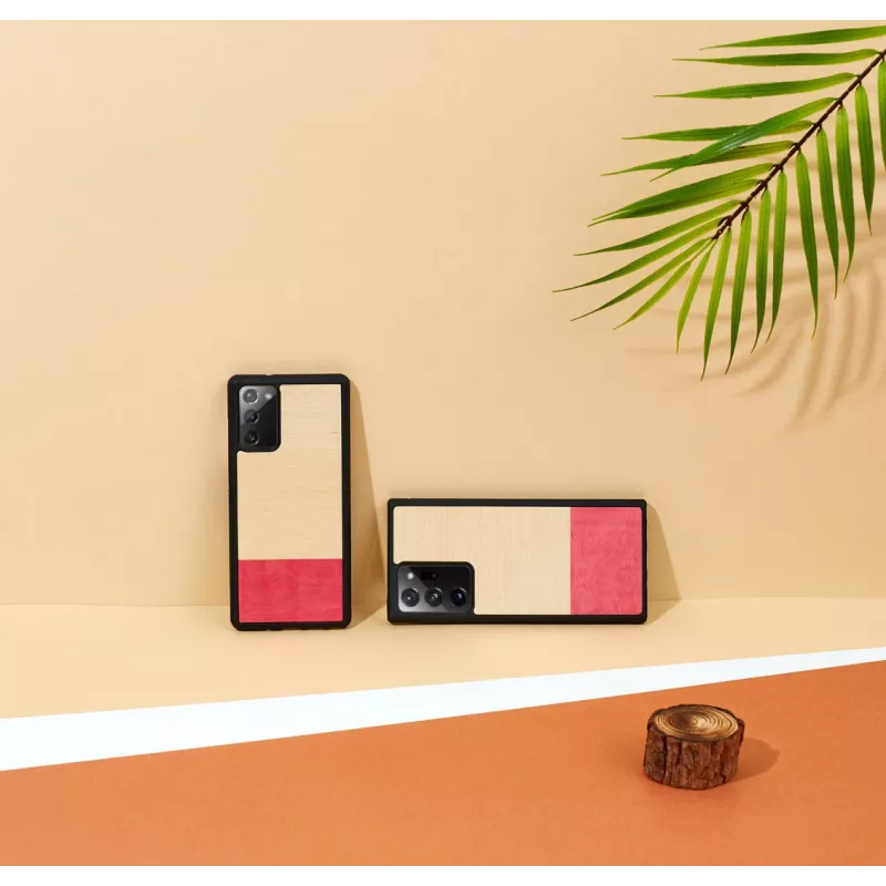 Telefoonhoes Man and Wood Galaxy Note 20 — miss match zwart