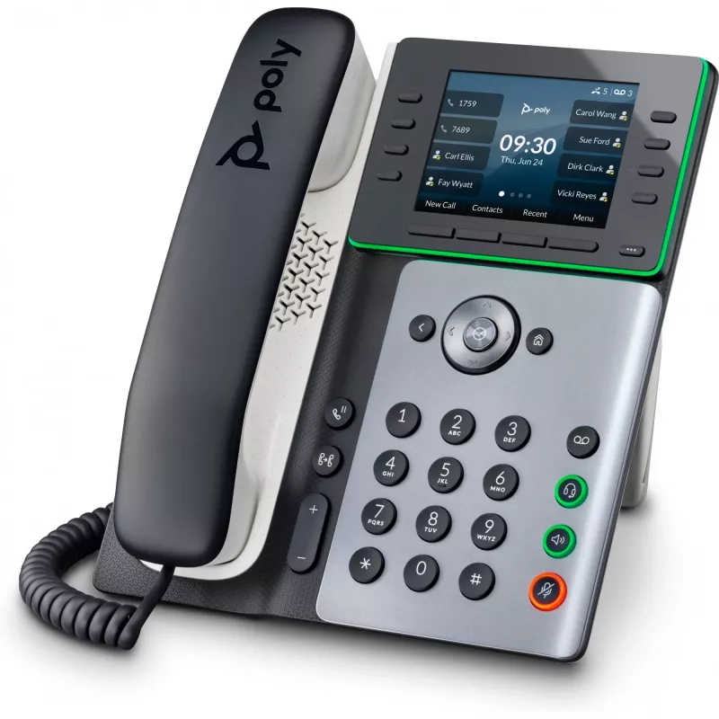 HP Poly Edge E320 IP-telefoon en PoE-geschikt, IPS, 320 x 240 pixels, 4:3, HTTPS, ENERGY STAR, EAC, RoHS, Federal Communications Commission (FCC), CE, BSMI