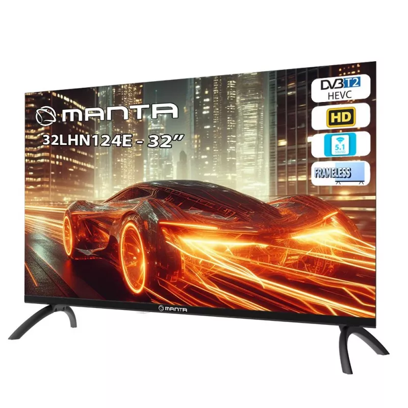 Televisie Manta 32LHN124E 32 inch HD LCD 1366 x 768