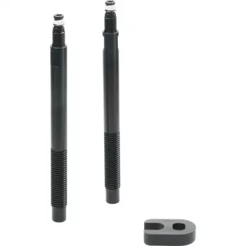Ventielverlenging Tubeless, 65 mm (zwart, set van 2)