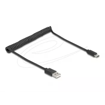DeLOCK USB-kabel USB 2.0 0,75 m USB A USB C zwart 90368