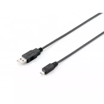USB 2.0 Type-A naar Micro-B kabel Equip 128523 1,8 m zwart