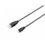 USB 2.0 Type-A naar Micro-B kabel Equip 128523 1,8 m zwart