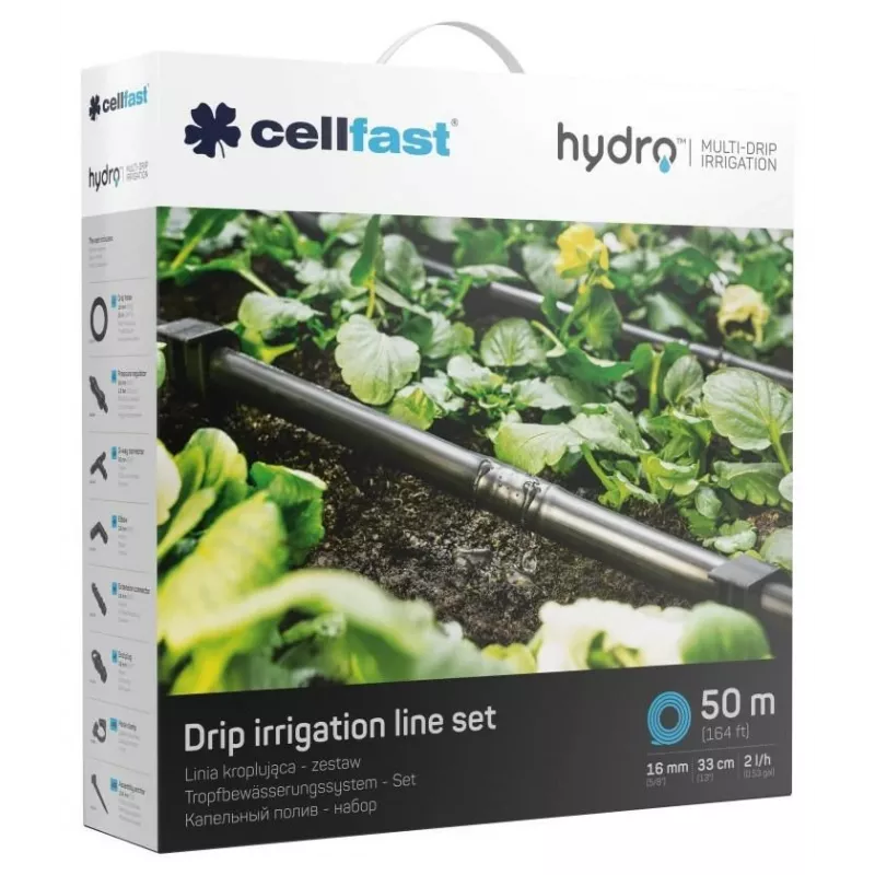 Cellfast druppelleiding voor plantenrijen set C19-060