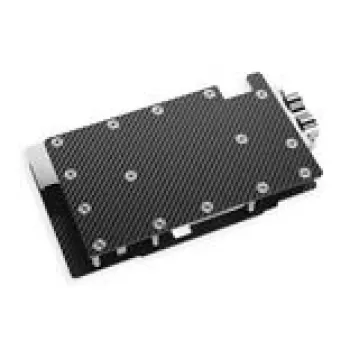 Backplate Alphacool 10261 aluminium chroom koper zwart 95,7 mm
