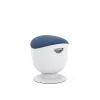 Up Up Seul ergonomische balanskruk wit, D47 blauwe stof