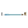 Delock USB 2.0 naar seriële RS-232 RJ45 console-adapterkabel, 3 m, blauw