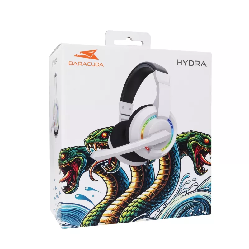 Koptelefoon Baracuda BGH-021 Hydra White