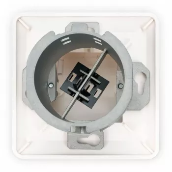 Digitus FTTH glasvezel inbouw wandcontactdoos DN-93201 SC/LC-adapter 86x30x86mm