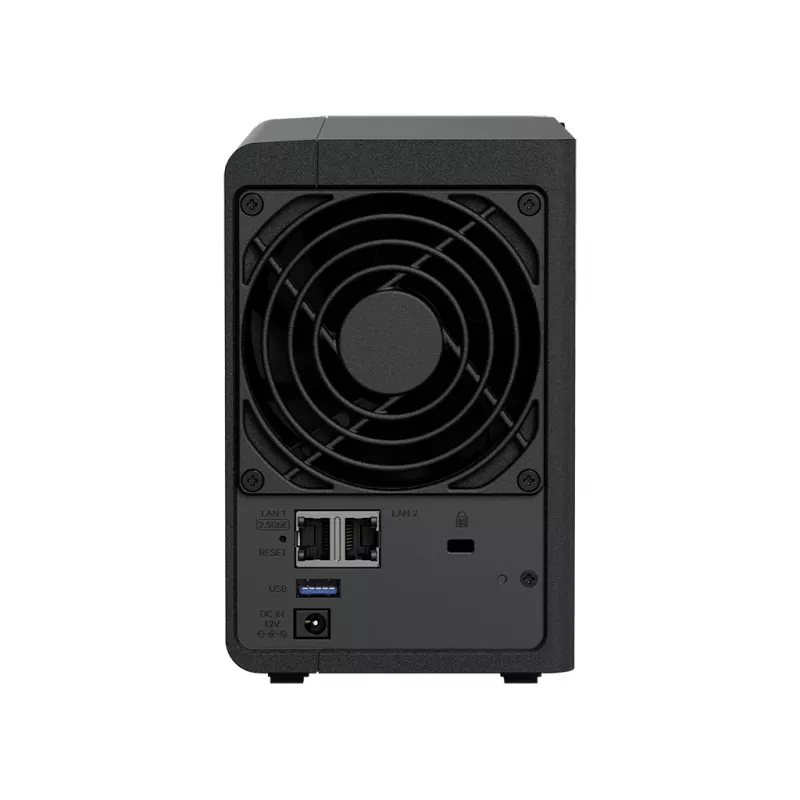 Synology DS225+ 2 bay NAS desktop Intel® Celeron® J4125 2 GB DDR4 Synology DSM zwart – alleen Synology HDD