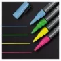 Krijtmarker Sigel GL179 blauw groen roze geel 4 stuks