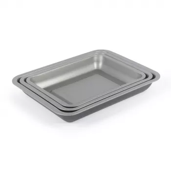Braadpannenset Salter BW13675 3-delig antiaanbaklaag ovenbestendig
