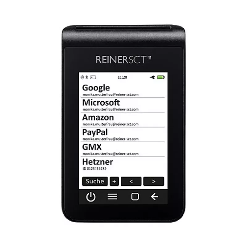 ReinerSCT tanJack deluxe TAN-generator kaartlezer, zwart, USB Type-C